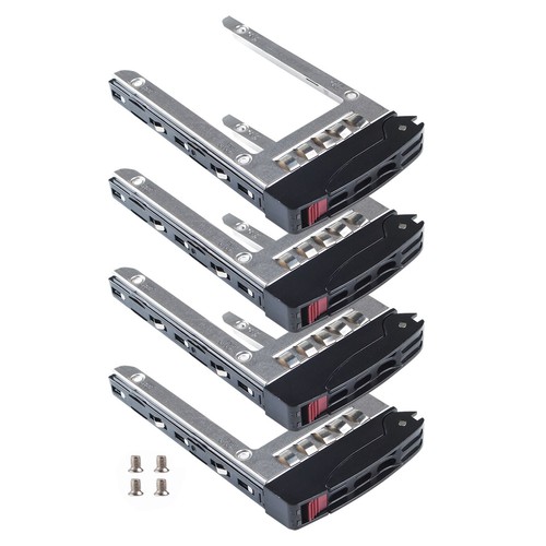 4xSuperMicro SB16105 2,5 Zoll SAS/SATA Festplatten Caddy/Einschübe mit Schrauben