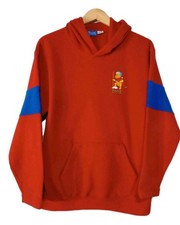 Vintage 90  s Winnie the Pooh Hoodie Sweatshirt Women's Size XL Fleece Red Blue