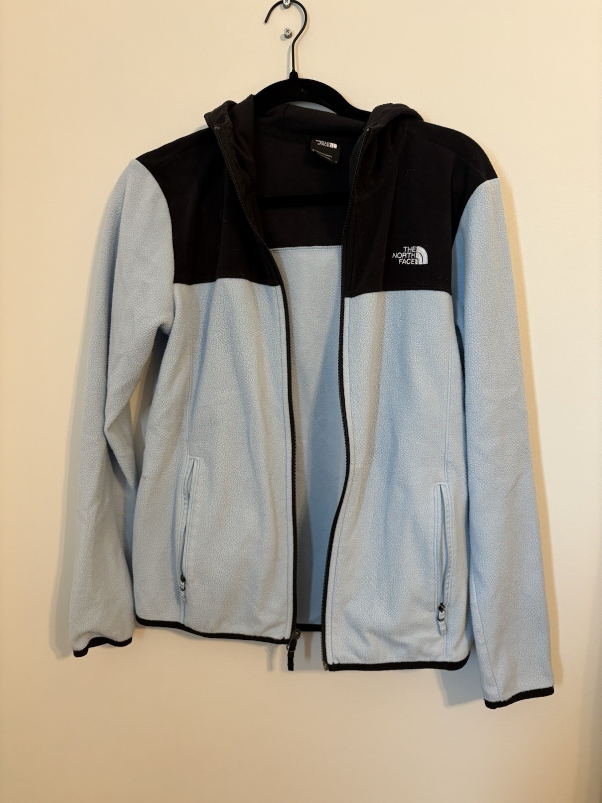 The North Face Denali Women’s M Blue/Black Full Zip Hooded fleece