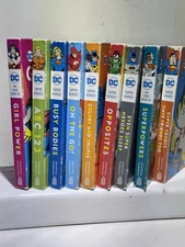 DC Super Heroes  Children’s Books Set Of 9 Sold Together.