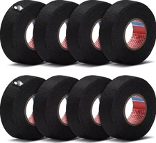8PCS Tesa Tape Black Wiring Harness High Temp 150°C Cloth Tape Cable Looms 51036