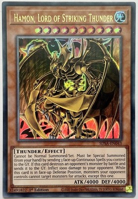 SDSA-DE043 Hamon, Herr des schlagenden Donners - Ultra Rare 1. Auflage Near Mint