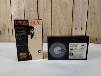Scarface 1983 BetaMax Beta Hi-Fi Tape Home Video Al Pacino UNTESTED Free Ship