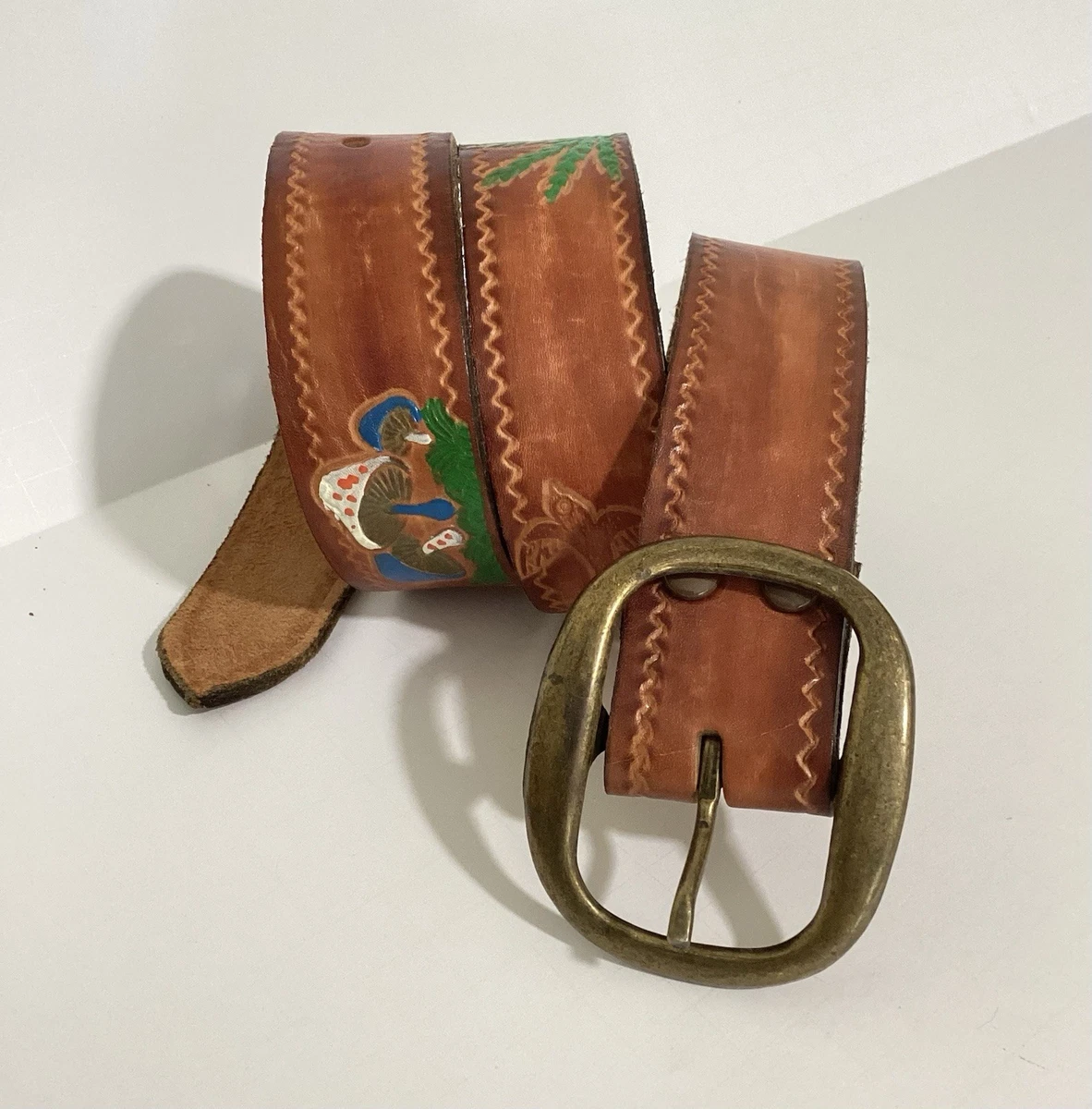 Brass Brown Original Vintage Belts for sale | eBay display picture 1