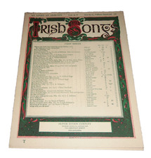 My Love's An Arbutus Irish Songs Antique Sheet Music C. Villiers Stanford Oliver