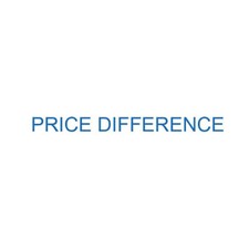 price difference for order 18-14371-06436