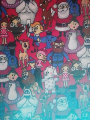   Weihnachten   FLEECE Stoff   für Kleidung und Deko   Fleecestoff Cranston
