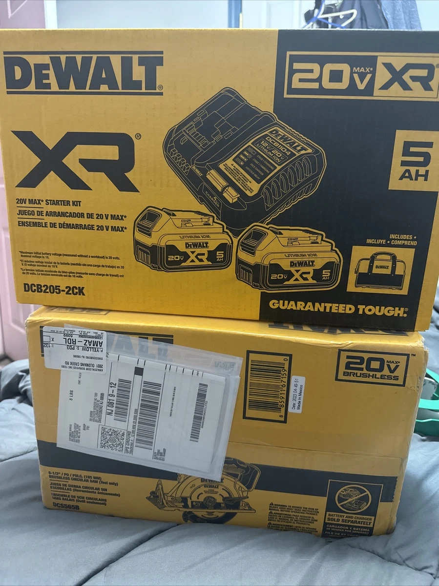 DEWALT 20V MAX Circular Saw 6 1 2 Inch Cordless Kit DCS565P1