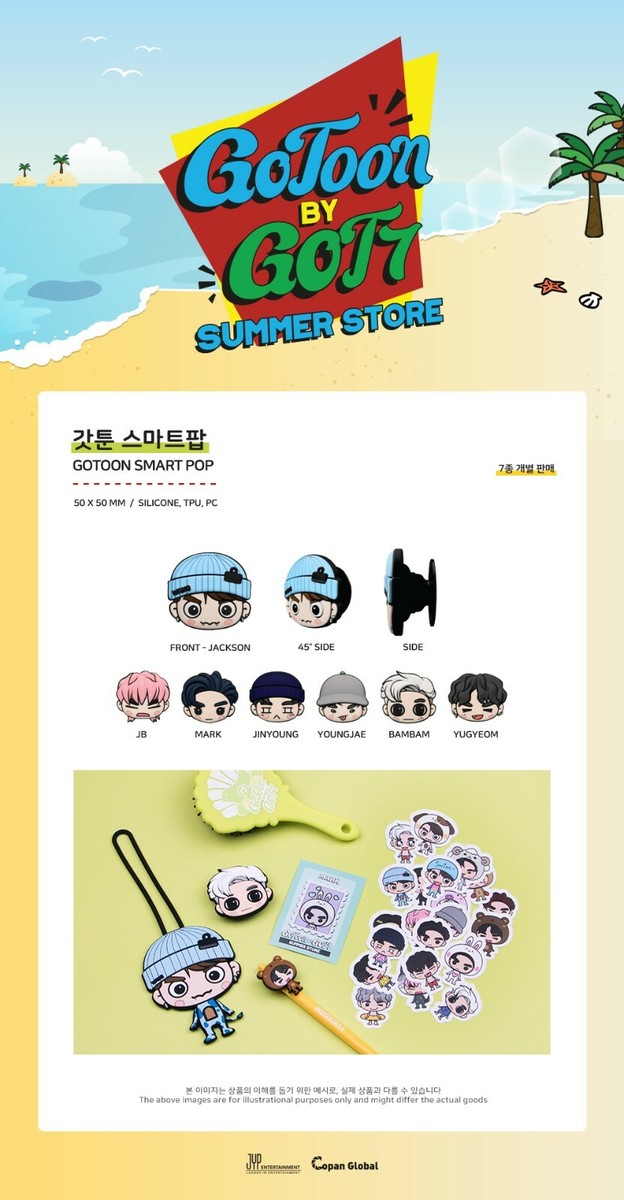 GOT7 GOTOON BY GOT7 SUMMER STORE OFFICIAL GOODS GOTOON SMART