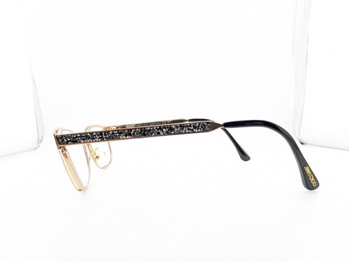 Solo monturas para gafas Jimmy Choo, JC203 003, 52-16-145, negras, hechas en Italia - Imagen 4 de 17