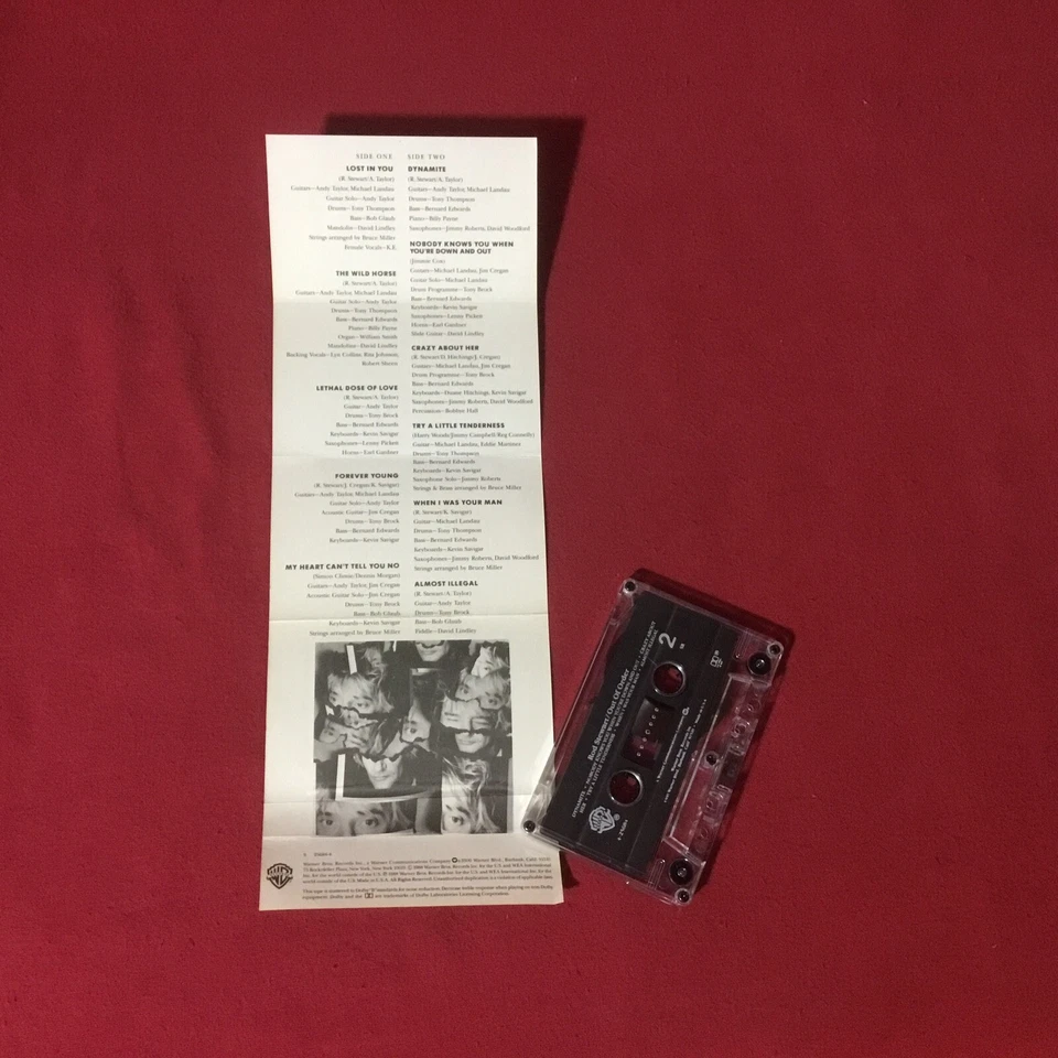 Rod Stewart – Out Of Order  1988:WB Cassette 9 25684-4 "SR" Dolby HX Pro, B NR  - Image 3 of 4