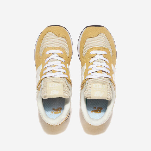 New Balance 574 Yellow U574PBE Running Shoes Sneakers