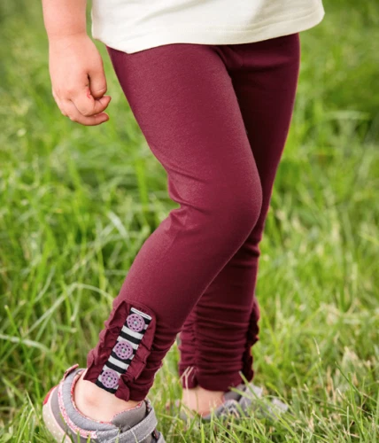 Matilda Jane Dance Away Leggings Girls Size 8 New In Bag Maroon