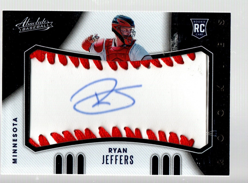 2021 Absolute Rookie Baseball Material Signatures #159 Ryan Jeffers 87/99