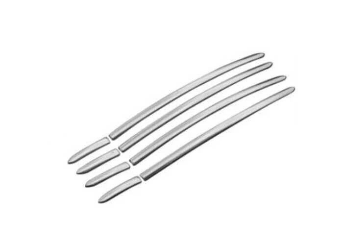 Cubierta de manija de puerta lateral exterior de acero cromado 8 piezas para Ford Edge 2015-2021 Foto 3 de 4