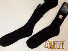 12 Pair Vintage 1970 s Dress Socks Size 12 USA Black Fabulous MEN Cotton Hosiery