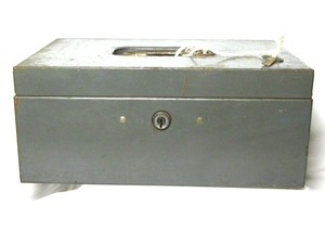 Vintage Steelmaster Asco Office Box Locking Metal Box With ...