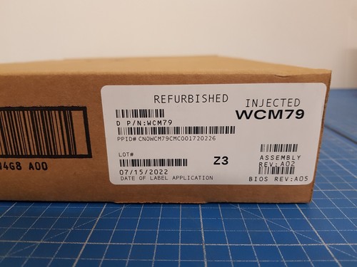 Dell WCM79 ASSY,PWA,PLN,I5-10500H,4,PG61 Mainboard - Afbeelding 3 van 5