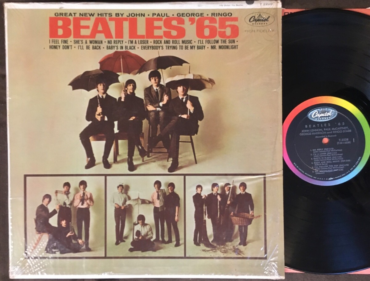 コレクターの方に！ 「BEATLES' 65  」初回盤（1st Press) BEATLES '65 - 1965 1st Press Capitol Mono LP - EX+ IN SHRINK! | eBay