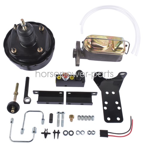 Power Brake Booster Conversion Kit Adjustable Block Valve For 64-66 Ford Mustang - Picture 5 of 15