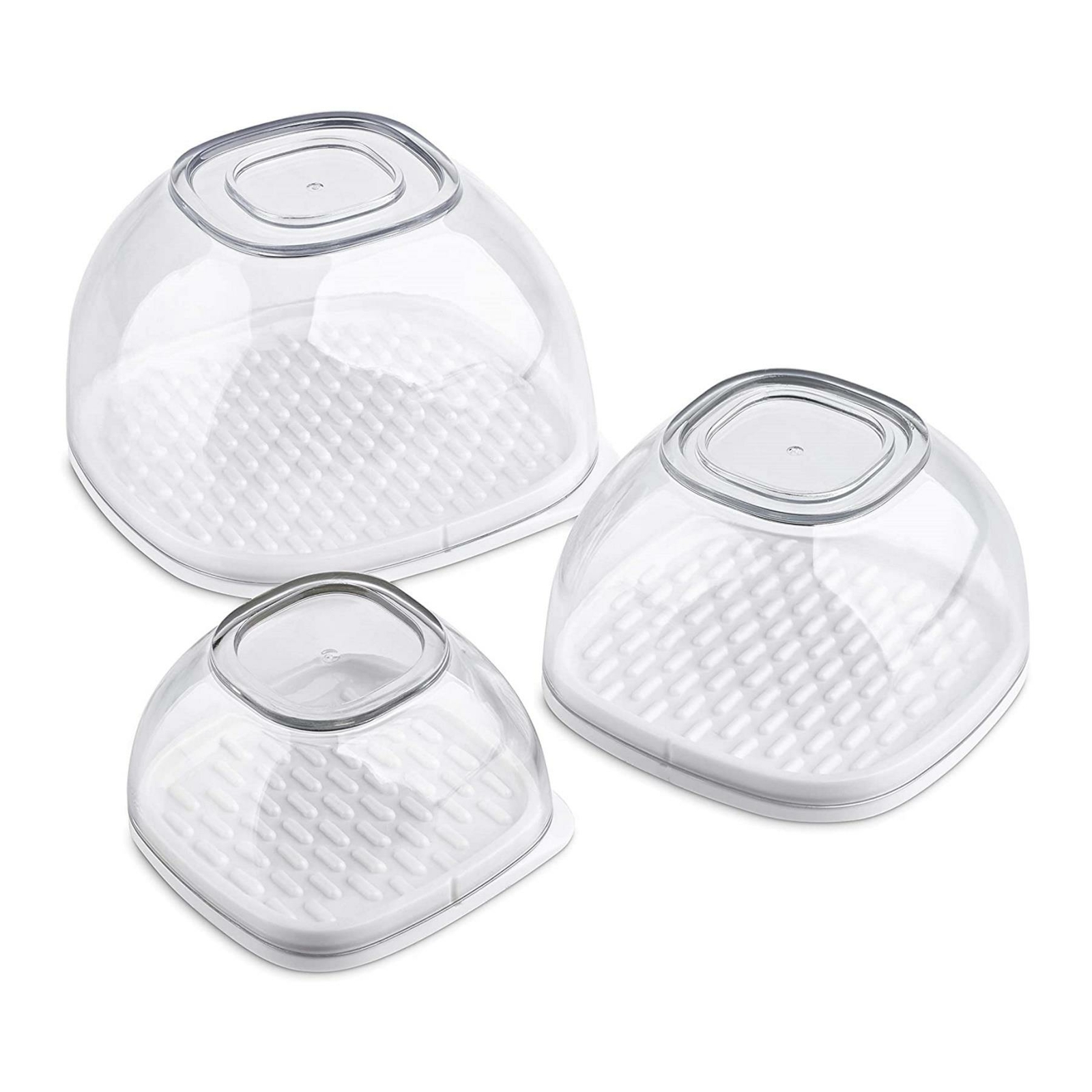 Food Storage Containers With Lids Multi-Function Pack of 3 Kitchen Space Savers