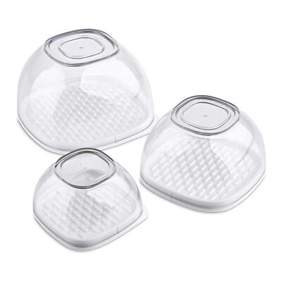 Frischhaltedosen mit Deckel Multifunktion 3er Pack Küche Platzsparer