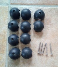 5 Kugelknoten Seilkreutzverbinder Knotenverbinder Für 16mm Duchmesser Tau