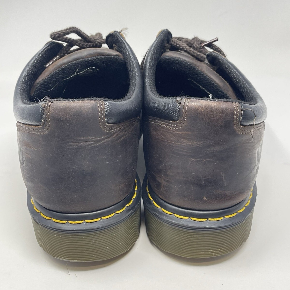 Dr Martens Industrial Naseby Shoes Mens 13 Brown Leather 