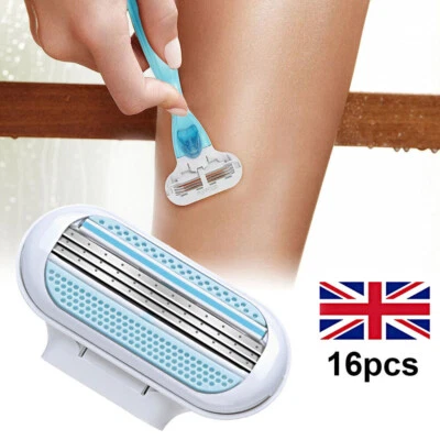 16X For Gillette Venus Deluxe Smooth Sensitive Replacement Razor Blades Head