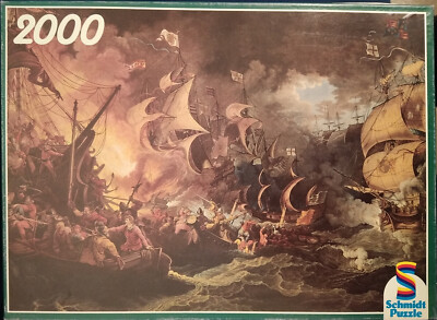 Puzzle Philip James de Loutherbourg - Seabattle. Schmidt 2000