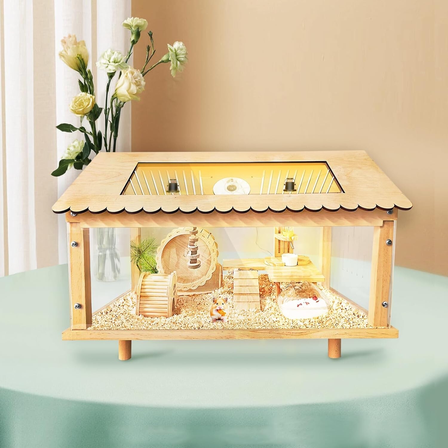 PEJOYT Wooden Hamster Cage 24 inch Guinea Pig Cage eBay