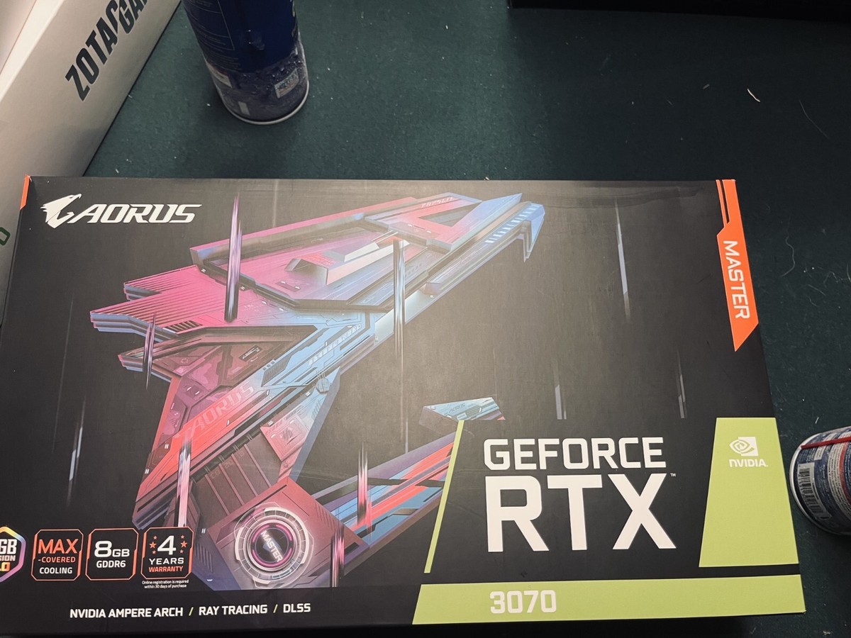 GIGABYTE AORUS GeForce RTX 3070 MASTER 8‎GB GDDR6 Graphics Card