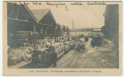 FASSEMPFANGSPLATTFORM, GUINNESS BRAUEREI, DUBLIN - Grafschaft Dublin Postkarte