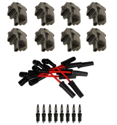 Ignition Wires 8 Coils 8 Spark Plugs Kit ACDelco For Chevy Corvette 5