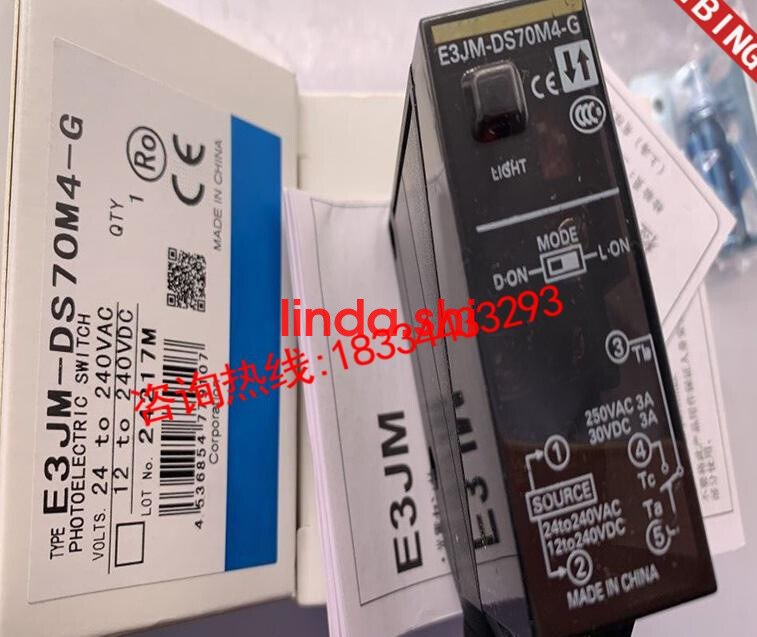 New In Box Omron E3JM-R4M4-G Photoelectric Switch Sensor E3JMR4M4G 24 - Foto 10