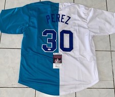 Eury Perez Signed Autographed Custom 2022 Futures Game Jersey Marlins JSA N