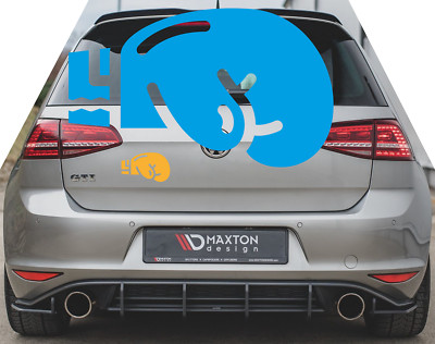 Boxhandschuh 01 als Aufkleber Boxen Boxring Sticker Auto Wohnmobil Sport Box
