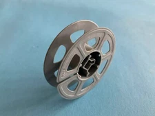 1- NEW 16mm  50'  EMPTY  PLASTIC FILM  REEL  GREY   Diameter   Approx. 2 3/4in.