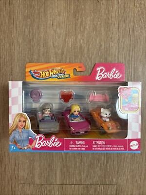 Hot Wheels Racer Verse Barbie 3 Pack Renee Barbie Bliss by Mattel