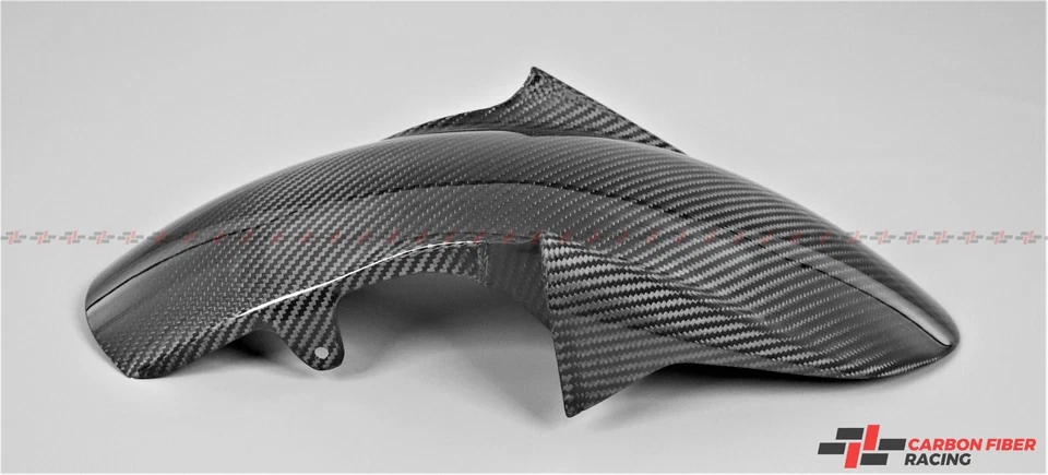 2010-2013 Kawasaki Z1000 Front Fender - 100% Carbon Fiber - Image 4 of 4