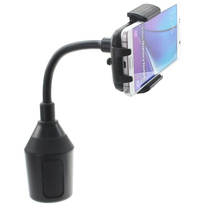 Cup Holder Car Mount Swivel Cradle Dock Gooseneck Stand for Cell Phones