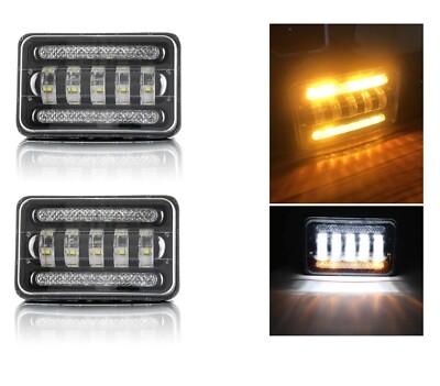 2x LED Scheinwerfer Tagfahrlicht E9 Prüf. 50W 12/24V IP67 Offroad SUV ATV Auto
