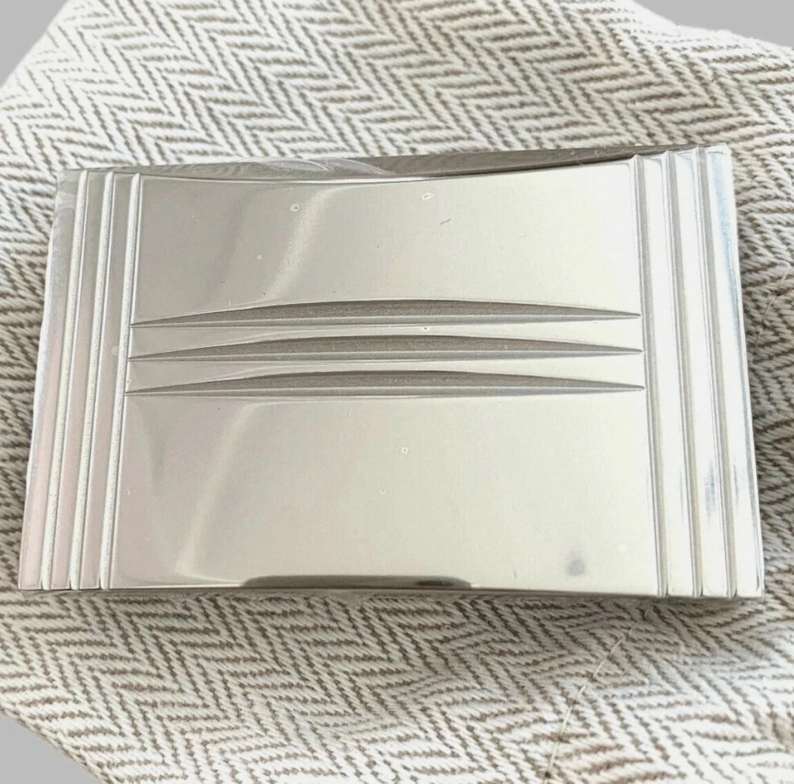 New Hermes Shiny "Depart" Classic Silver 32mm Belt Buckle for all 32mm Belt 0