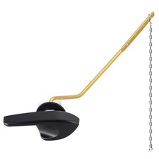 Black Toilet Handle Replacement Kit Universal Side Mount Toilet Flusher Lever...