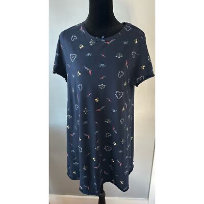 St Michael from Mark and Spencer Floral Hearts Cotton Short Sleeve Night Dress