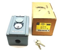 Allen Bradley Series B Security Push Button Station Key Lock Only 800H-NX23A NOS