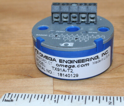 Omega TX91A-T2 Mini Temperature Transmitter Type T, Range 2