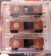 Micro-Trains 3 Pack 40' Standard Box Car SD NY, NH & Hartford 20029-2