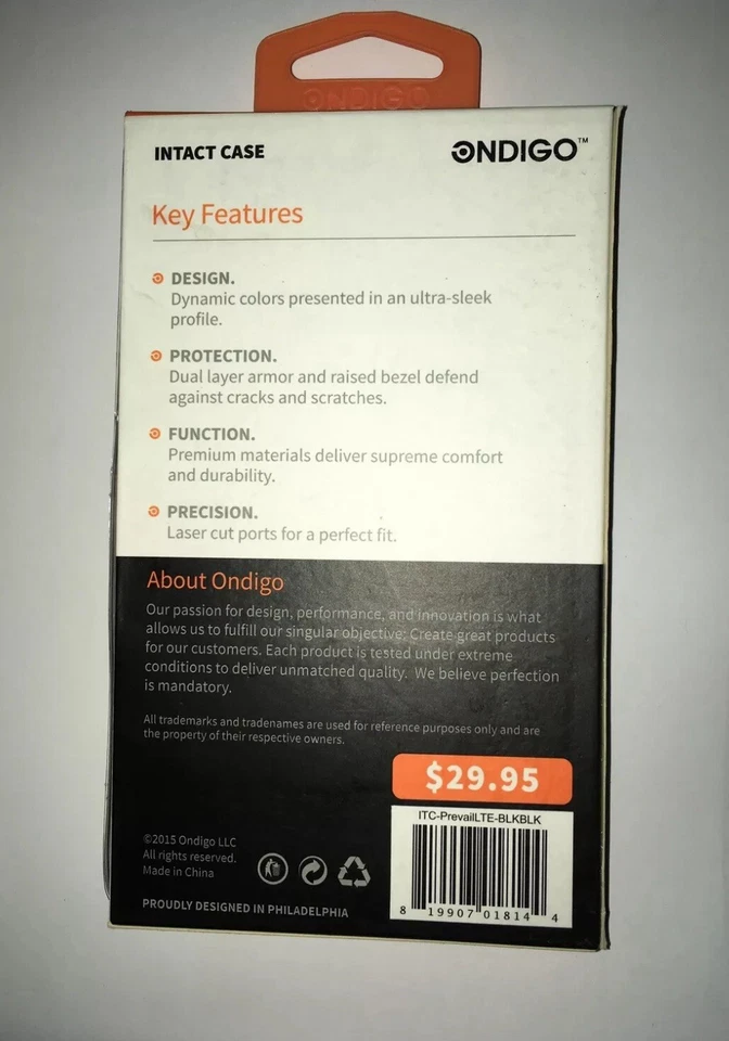 Funda Ondigo Intacta para Samsung Galaxy Prevail LTE - Negra Foto 2 de 2