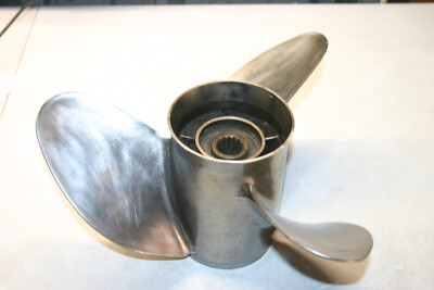 Mercury/Johnson/Suzuki/Yamaha 15spline 13/21 counter-rotation stainless prop